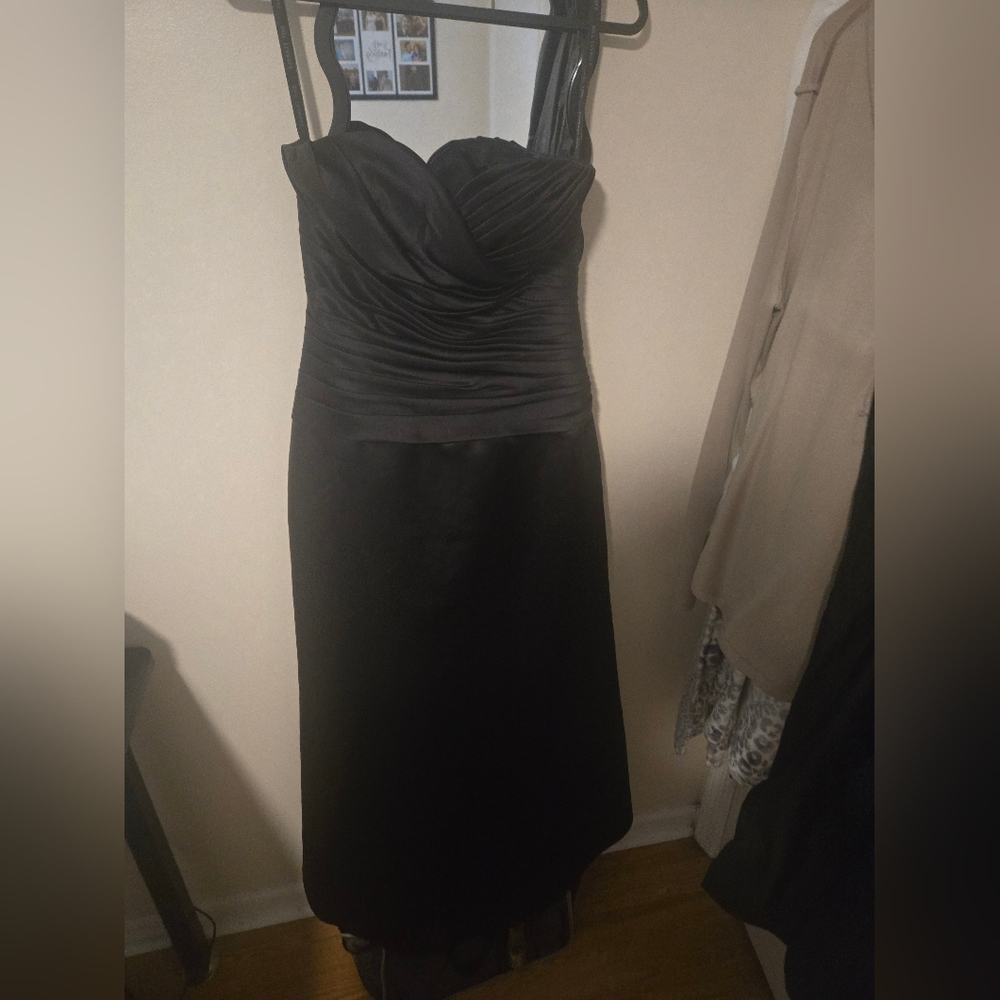 Elegant Black Strapless Dress